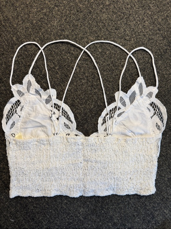 Free People Cream Crochet Bralette - Picture 5 of 6